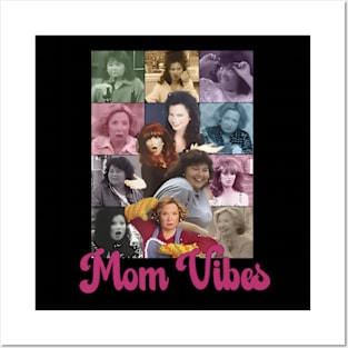 Vintage 90’s Mom Vibes Funny Mom Life Mother's Day Posters and Art